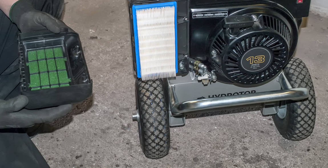 Hydraulický agregát vzduchový filtr servis