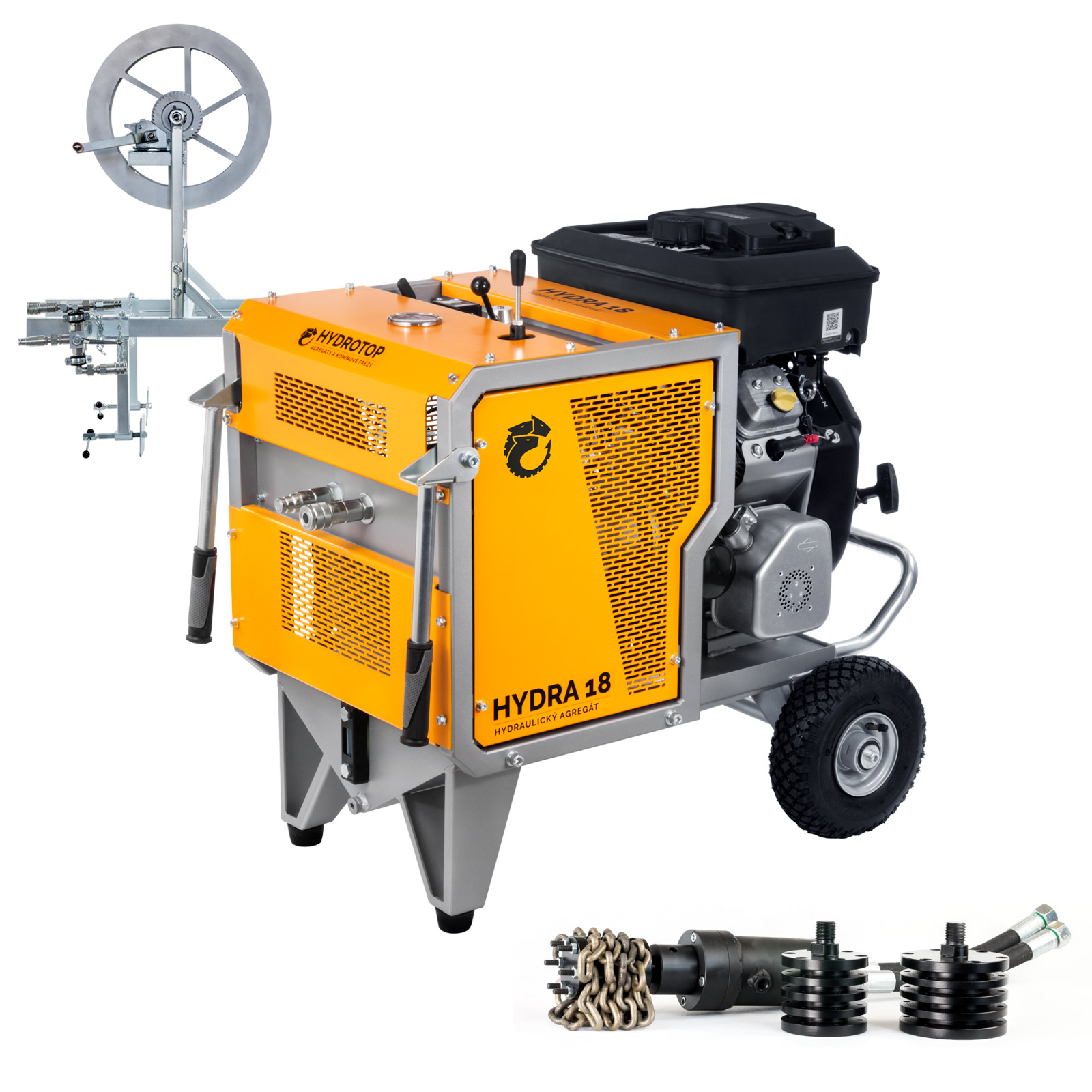 Komínová fréza 18 koní HYDRA 18 – HYDROTOP